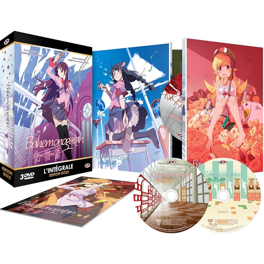 化物語　偽物語 DVD輸入版セット 化物語DVD偽物語BluRay完全生産限定版セット 物語シリーズ Blu
